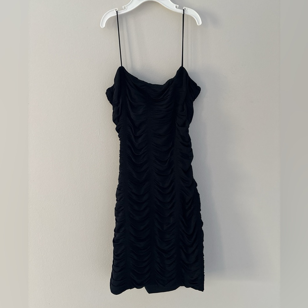 Windsor Black Textured Mini Dress
